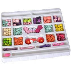 Eichhorn Holzperlen-Set Buchstaben