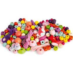 Eichhorn Holzperlen-Set Buchstaben