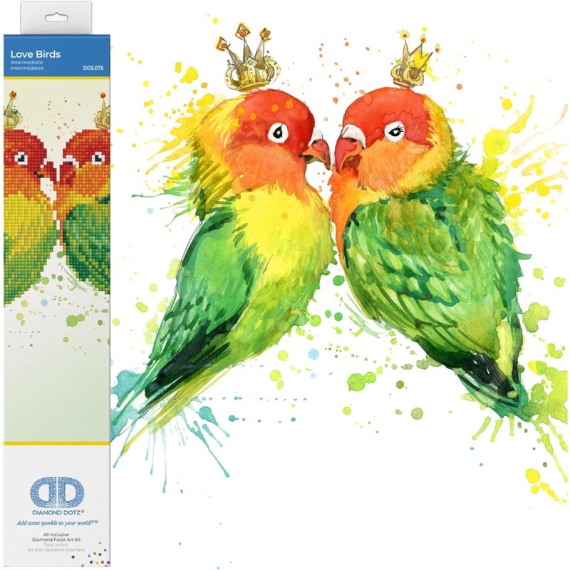 Diamond Dotz - Verliebte Vögel