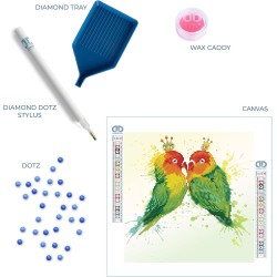 Diamond Dotz - Verliebte Vögel