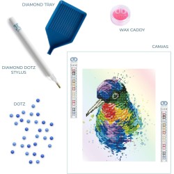 Diamond Dotz - Regenbogen Vogel