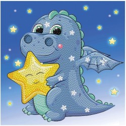 Diamond Dotz (Painting) - Gute Nacht Drache