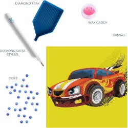 Diamond Dotz (Painting) - Rennauto