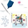 Diamond Dotz (Painting) - Dotzies Einhornbaby