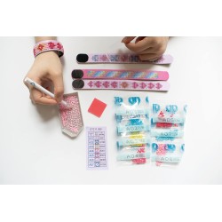 Diamond Dotz (Painting) - Dotzies Armbänder Retro Pink