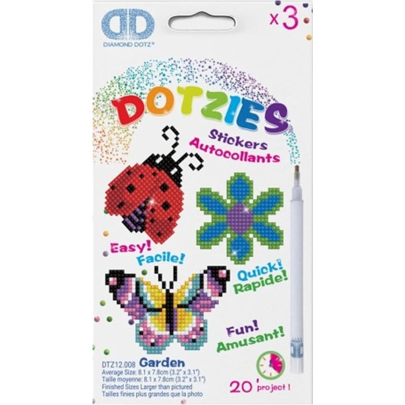 Diamond Dotz (Painting) - Dotzies Sticker Set Garten