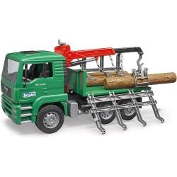 bruder - MAN Holztransport-LKW mit Ladekran
