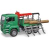 bruder - MAN Holztransport-LKW mit Ladekran