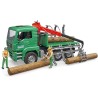 bruder - MAN Holztransport-LKW mit Ladekran