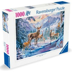 Ravensburger Puzzle - Rehe und Hirsche im Winter