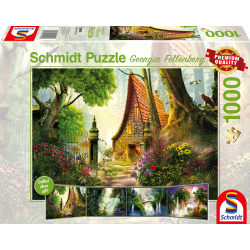 Schmidt - Georgia Fellenberg, Haus auf der Lichtung