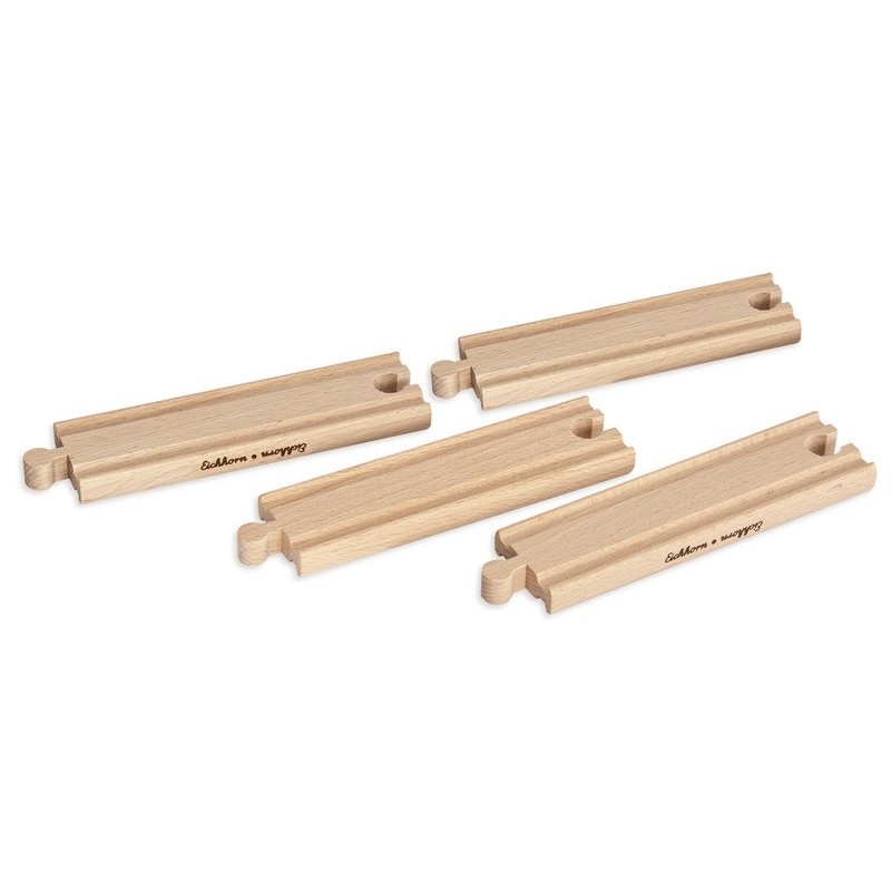 Eichhorn - Kurze Gerade Schienen, 4-tlg.