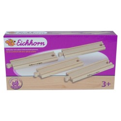 Eichhorn - Kurze Gerade Schienen, 4-tlg.
