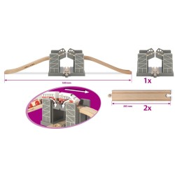Eichhorn - Funktionsbrücke, 3-tlg.