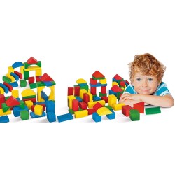 Eichhorn - Bunte Holzbausteine (100-tlg.)