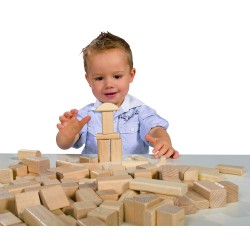 Eichhorn - Natur Holzbausteine (100-tlg.)