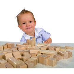 Eichhorn - Natur Holzbausteine (100-tlg.)