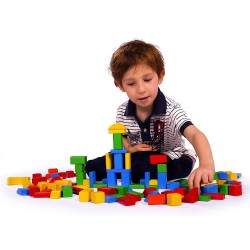 Eichhorn - Bunte Holzbausteine (100-tlg.)