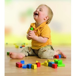 Eichhorn - Bunte Holzbausteine (100-tlg.)